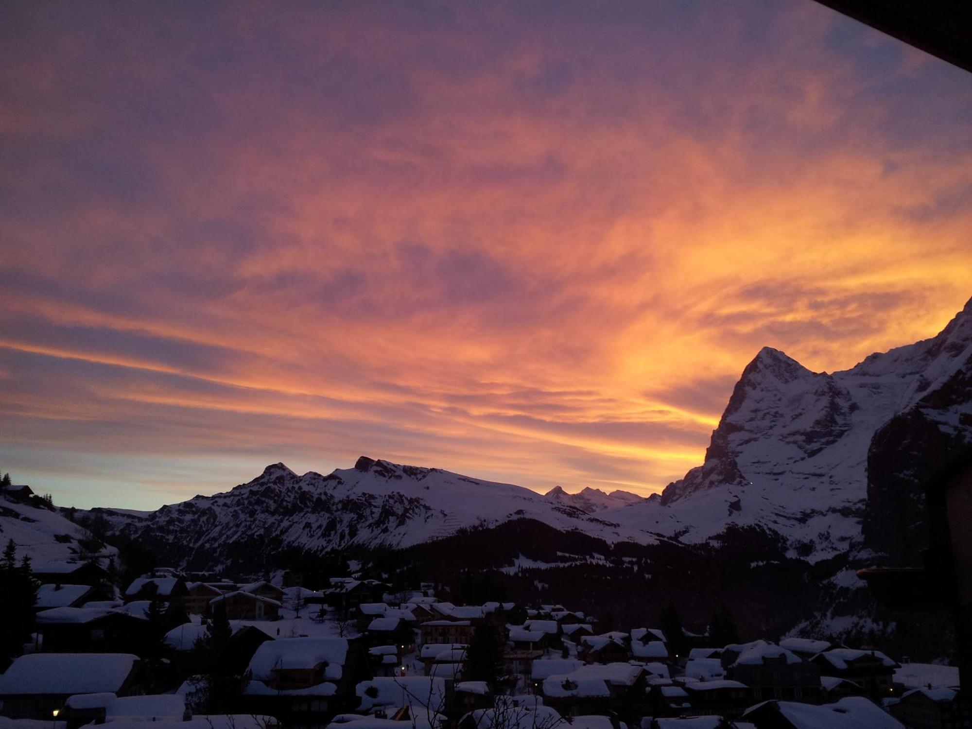 Chalet Schoenbuehl Mürren Exteriör bild