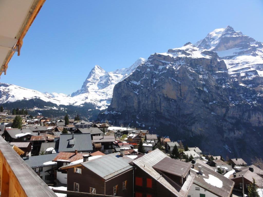 Chalet Schoenbuehl Mürren Exteriör bild