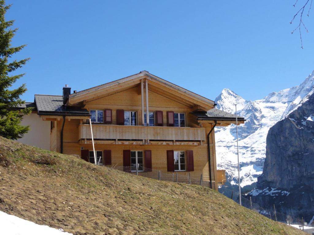 Chalet Schoenbuehl Mürren Exteriör bild